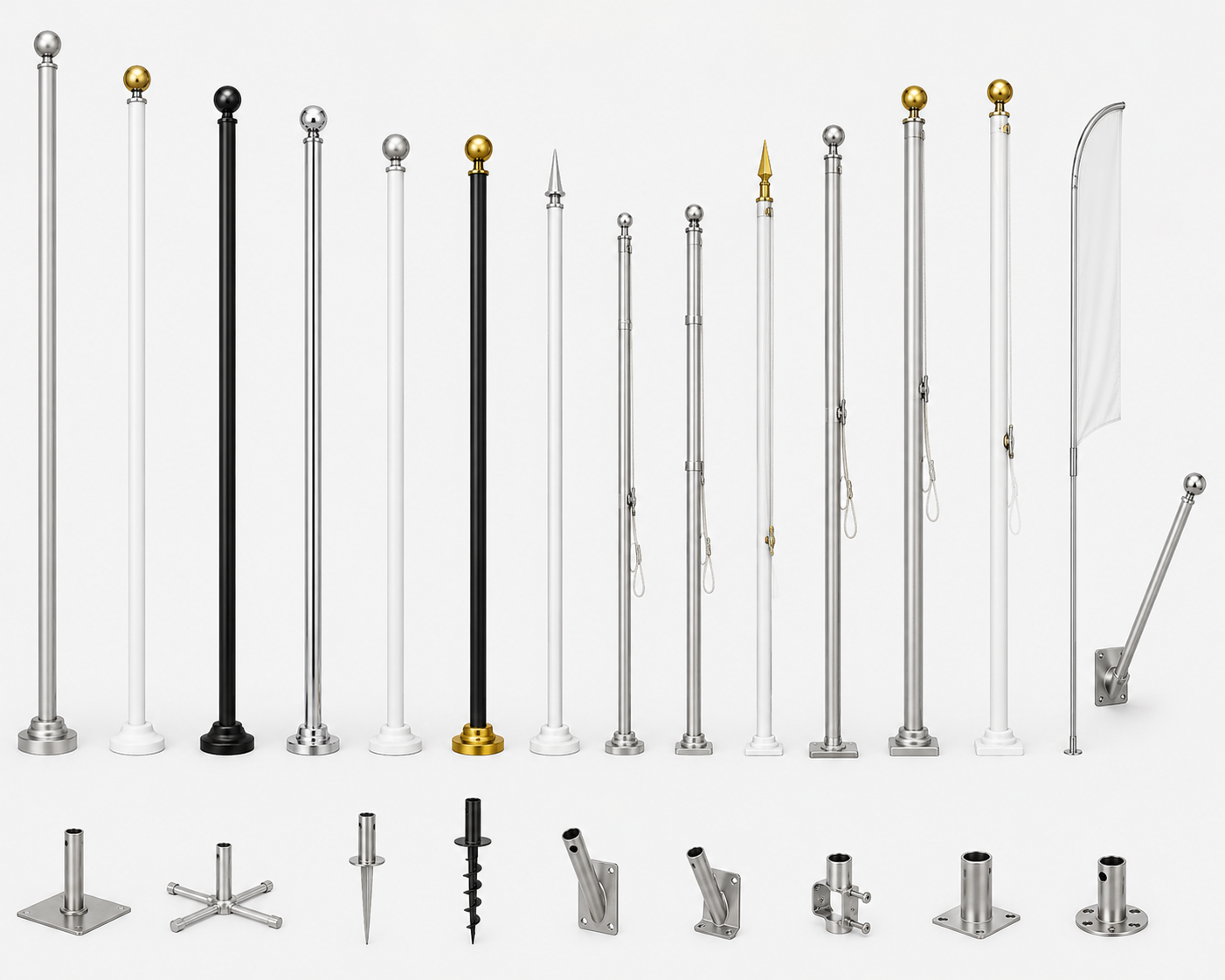 FLAG POLES